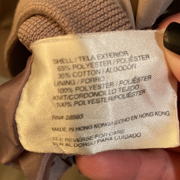 Vintage 80s Beige Members Only Jacket SZ XL made in Hong Kong - Picture 8 of 8